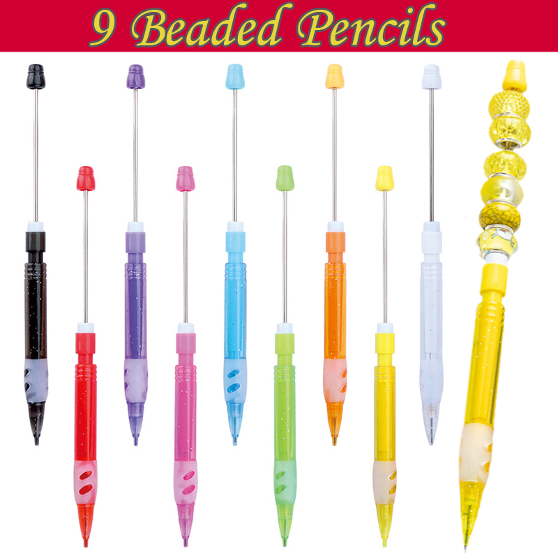 Mechanical Pencil Lead - 9 pièces bricolage crayon perlé pour