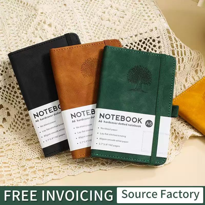 Carnet A6 portable à couvertur - Journal Leather Hardcover avis et prix