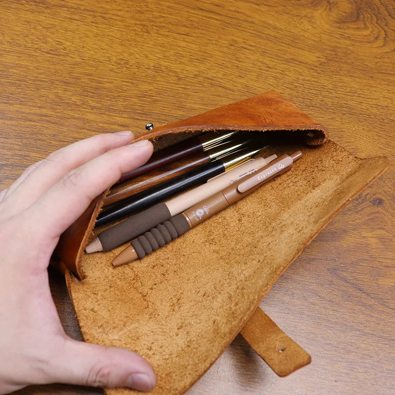Ins Retro Trousse à Crayons en - Tan Stationery & Office Supply avis et prix