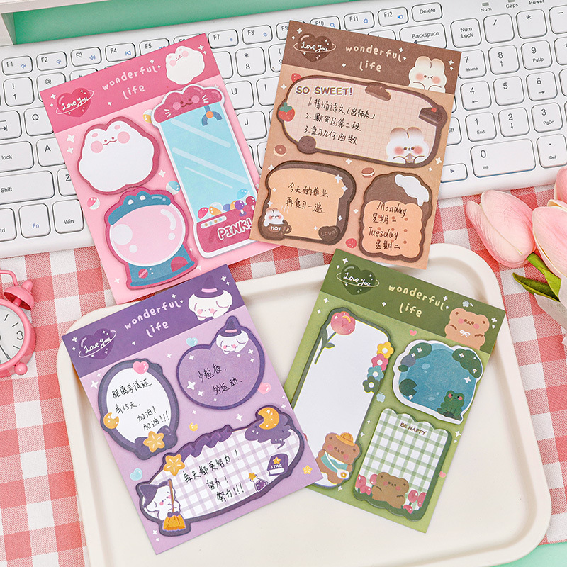 Bloc-notes adhésif mignon kawa - Office Supply Office Stationery Items avis et prix