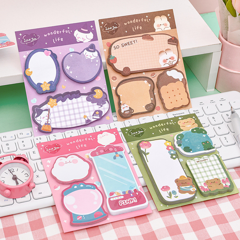 Bloc-notes adhésif mignon kawa - Office Supply Office Stationery Items avis et prix