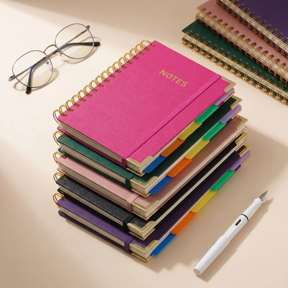 Cahier à spirale A5 relié, 300 - Journal Leather Hardcover avis et prix