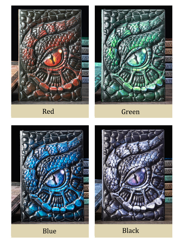 Carnet A5 à motifs 3D en relie - Journal Leather Hardcover avis et prix