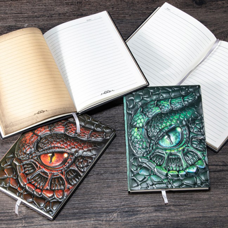 Carnet A5 à motifs 3D en relie - Journal Leather Hardcover avis et prix